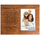 Love Sweet Love 8" x 10" Cherry Picture Frame (Front)