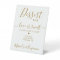 Love Sweet Personalized Gold Wedding Dessert Bar