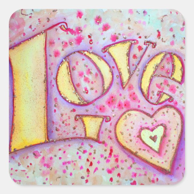 Love Sweet Pink Sticker (Front)