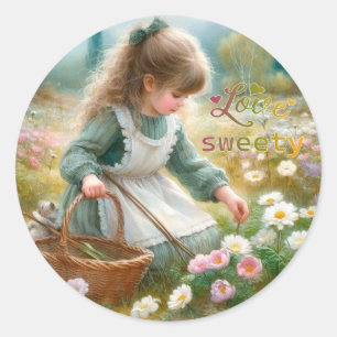 love sweety Girl Sticker