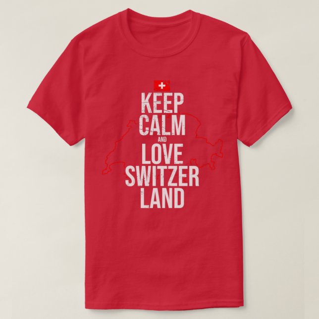Love Switzerland T-Shirt (Design Front)