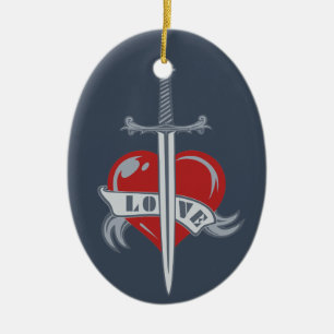 Love Sword custom ornament