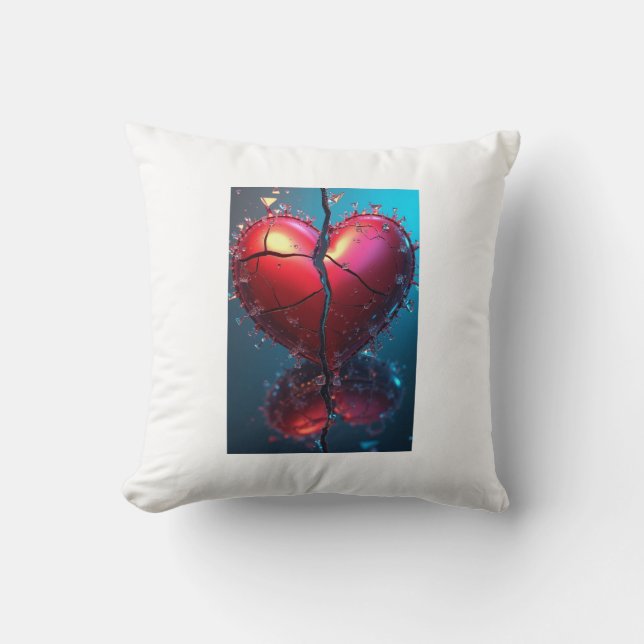 "Love Symbol Printed Pillow – A Cozy Expression  (Front)