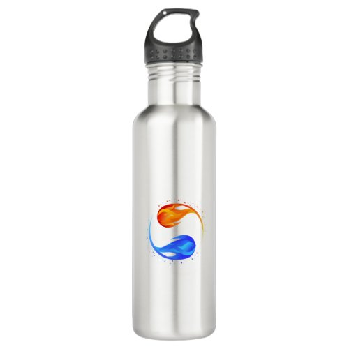 Love Symbol_ Stainless Steel Water Bottle