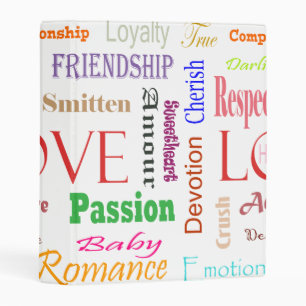 Love Synonyms by Shirley Taylor Mini Binder