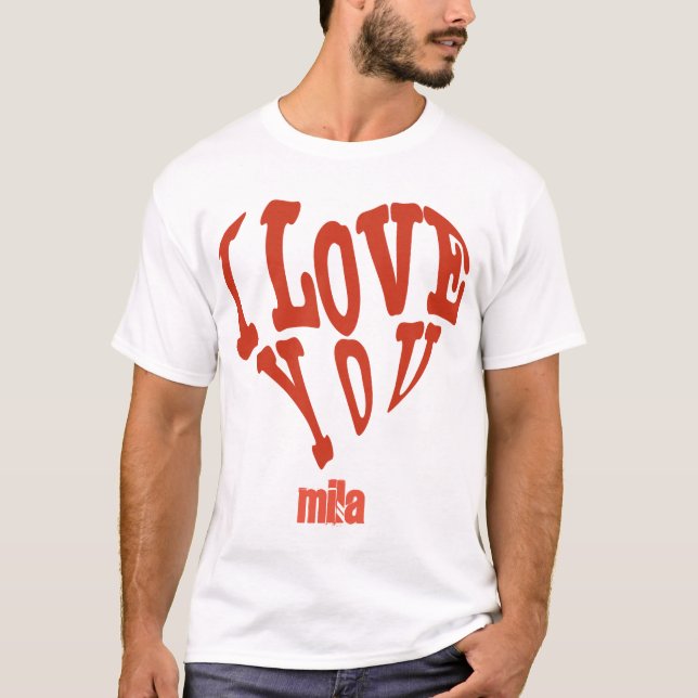 Love T-shirt I love you (Front)