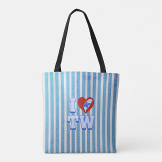Love Taiwan slippers Tote Bag