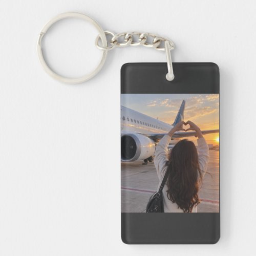 Love Takes Flight Keychain