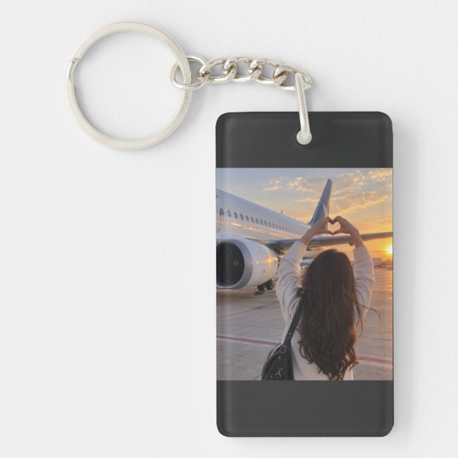 Love Takes Flight Keychain (Front)