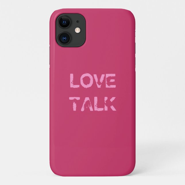 Love Talk Case-Mate iPhone Case (Back)