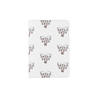 Love Tats & Cats Tattoo Style Heart Passport Holder