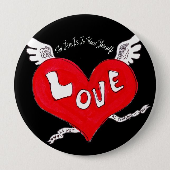 Love Tattoo Button (Front)