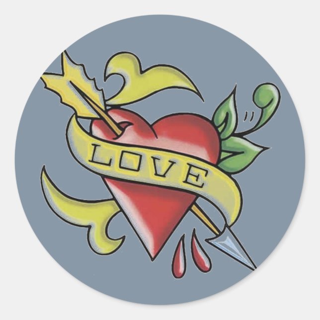 Love Tattoo - Sticker (Front)