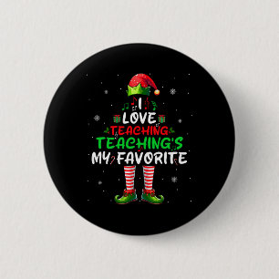 Love Teaching's My Favorite Xmas Music Teacher Button