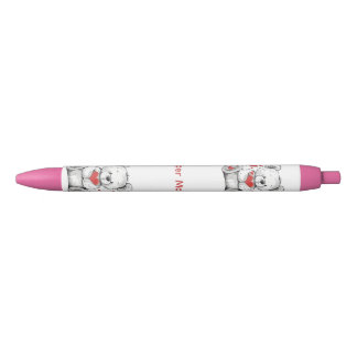 love teddy bear pencil pen