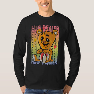 Love Teddy Rainbow Hug Dealer Cute Teddy Bear Hug T-Shirt