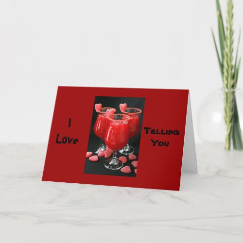 LOVE TELLING YOU HOW MUCH I LOVE YOU HOLIDAY CARD