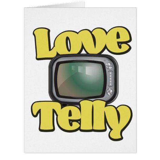 Love Telly Cards (Front)