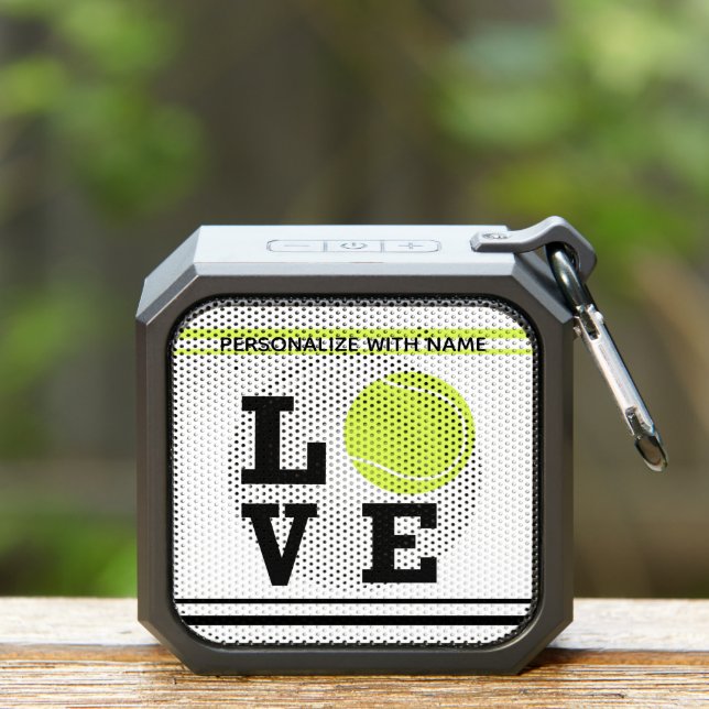 Love Tennis Ball Personalize Bluetooth Speaker (Insitu(Outdoor))