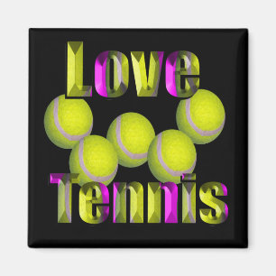 Love Tennis Design, Magnet