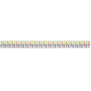 Love tennis elastic hair tie