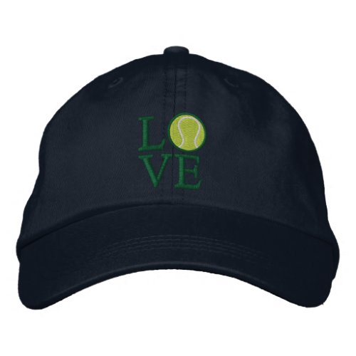 LOVE Tennis Embroidered Baseball Hat