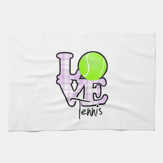 Love Tennis Kitchen Towel (Horizontal)