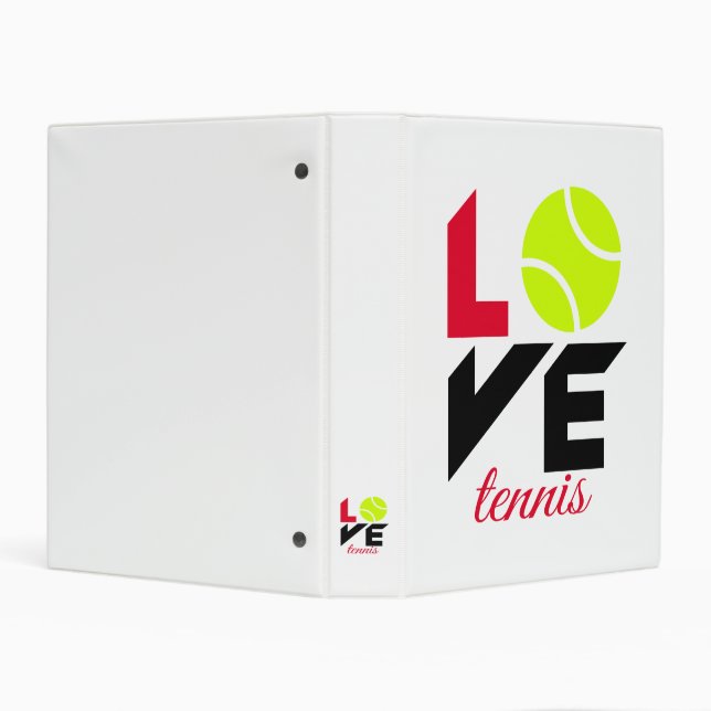 Love tennis mini binder (Background)