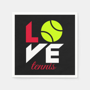 Love tennis napkins