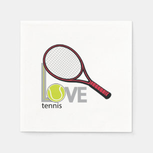 Love tennis napkins