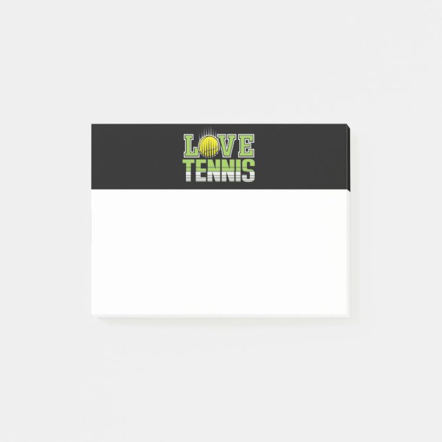 Love Tennis  Notes (Front)