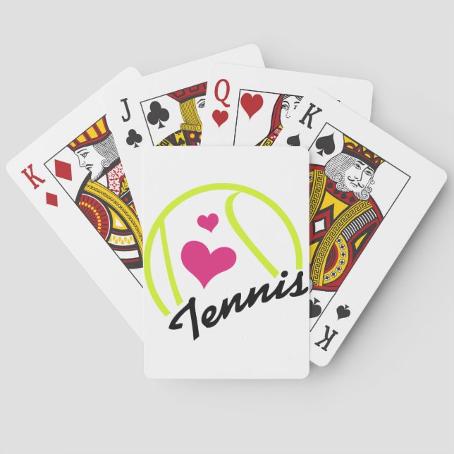 Love Tennis Poker Cards (Back)