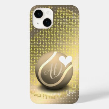 Love Tennis So Much | Girly Gifts Case-mate Iphone 14 Case by BestCases4u at Zazzle