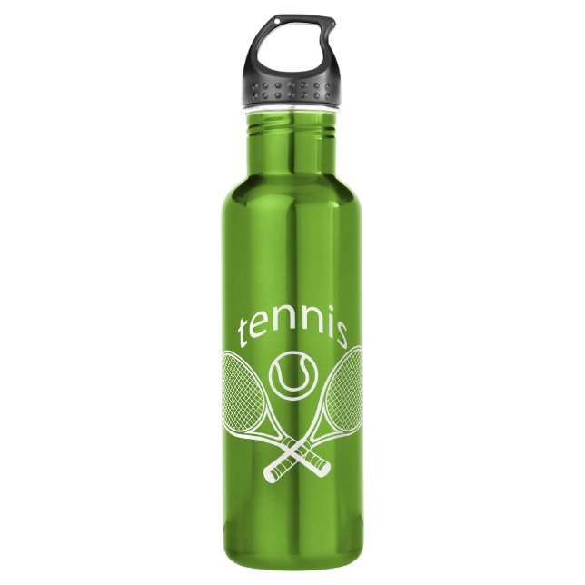Love tennis stainless steel water bottle (Front)