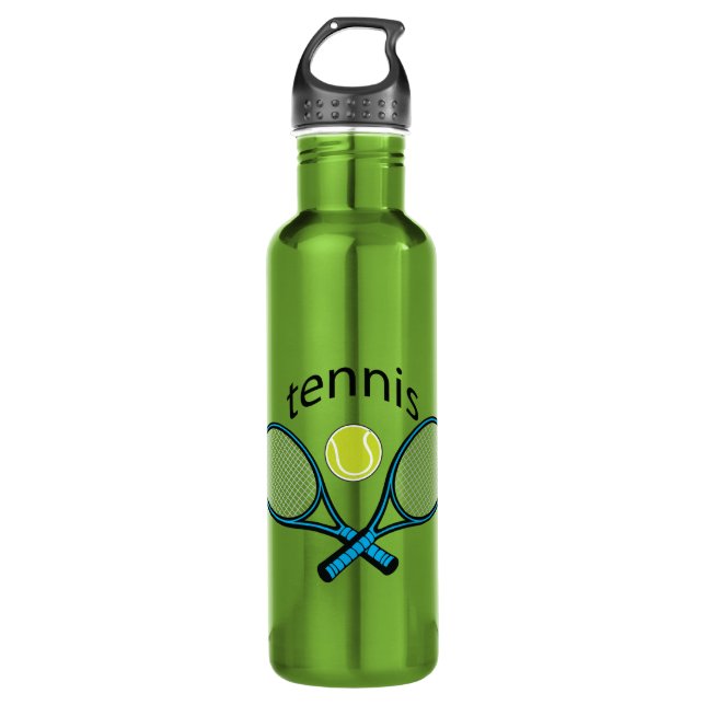 Love tennis stainless steel water bottle (Front)