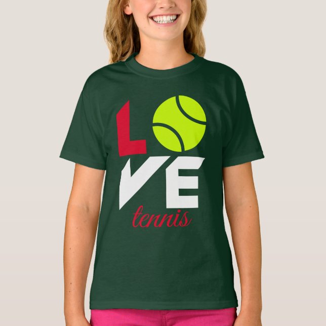 Love tennis T-Shirt (Front)