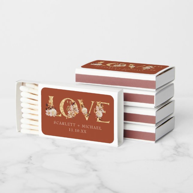 Love Terracotta Matchboxes (Stacked)