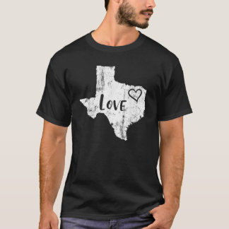 Love Texan Home Texas State Gift Tee