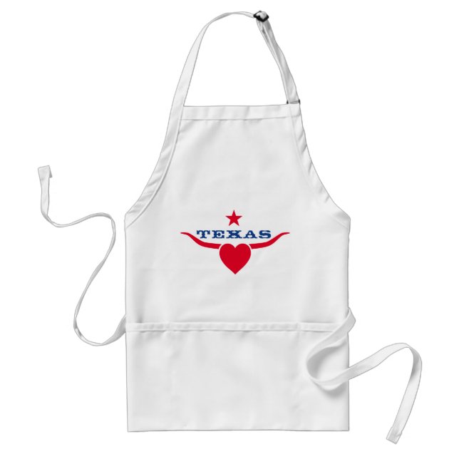Love Texas Adult Apron (Front)