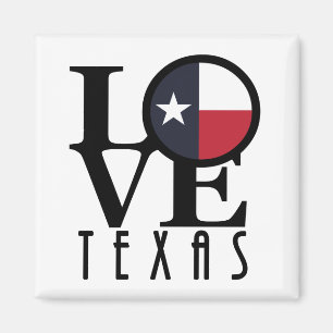 LOVE Texas Magnet