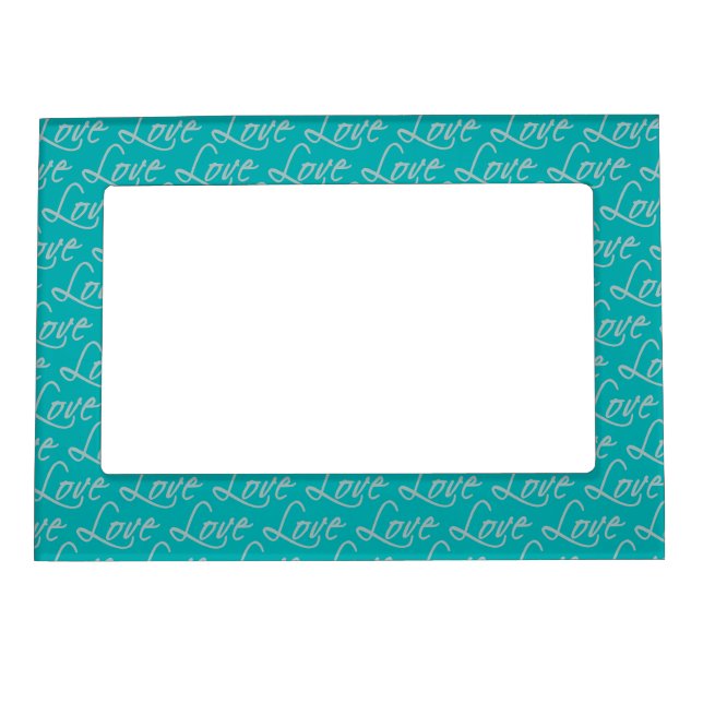 Love Text magnetic frame (Front)