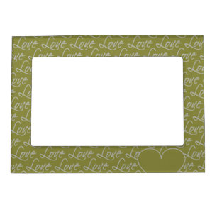 Love Text magnetic picture frame