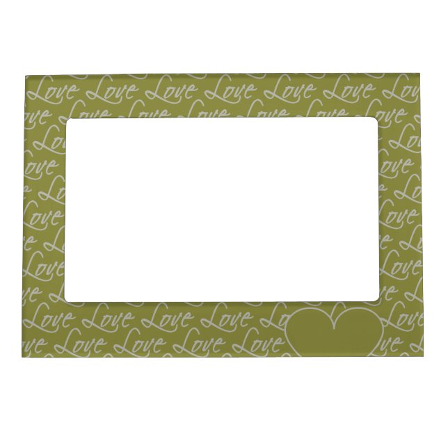 Love Text magnetic picture frame (Front)