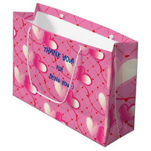 Love - Thank You - Valentine's Day Large Gift Bag