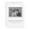 LOVE & THANKS | 2 Photo Black & White Wedding