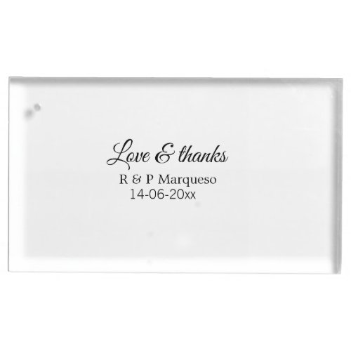 Love  thanks add couple name wedding add date yea place card holder