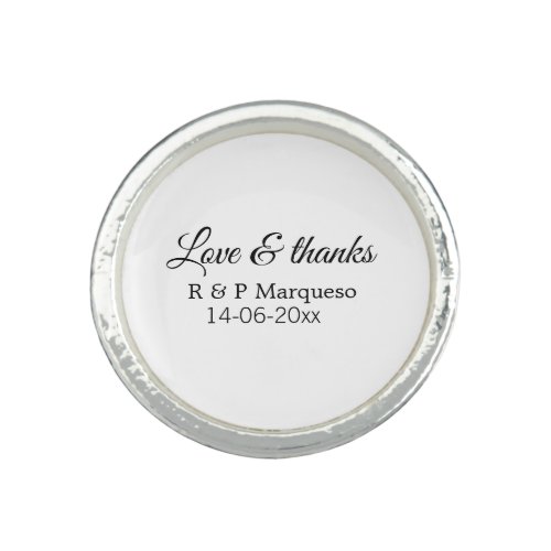 Love  thanks add couple name wedding add date yea ring