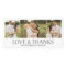 Love & Thanks Boho | Wedding Thank You Photo Card