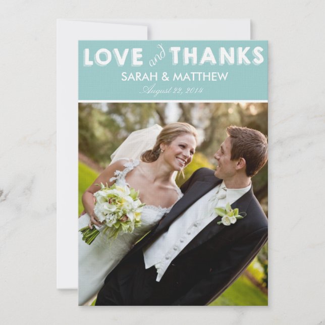 Love & Thanks Cards | Wedding Thank Yous (Front)