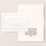 [ Thumbnail: "Love & Thanks!" Greeting Card ]
